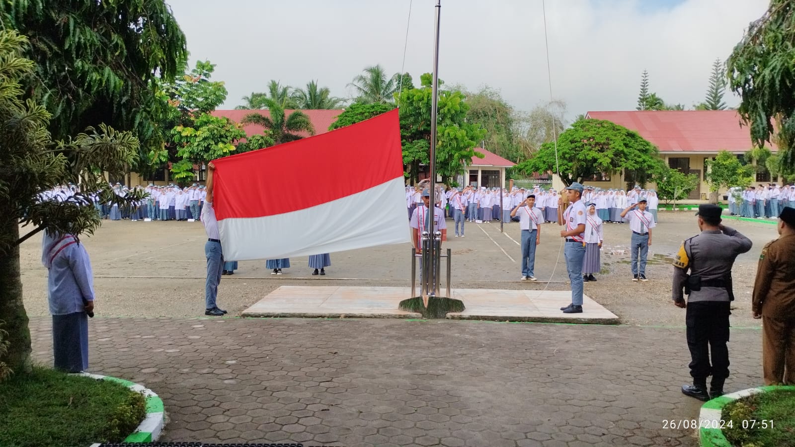 Upacara Bendera 26 Agustus 2024